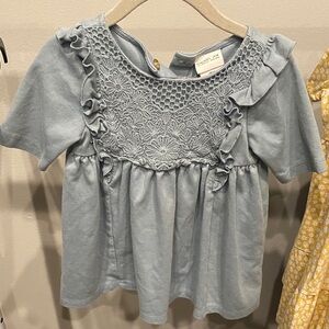 Rachel Zoe Light Blue Kids Blouse